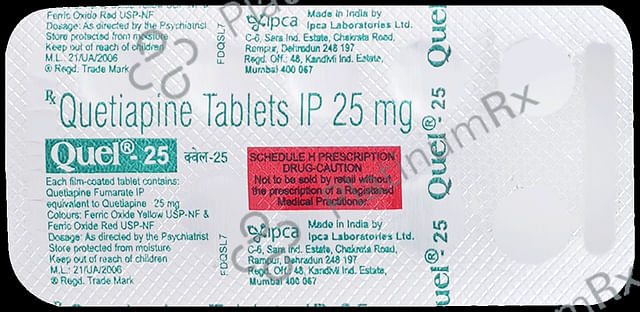 Quel 25mg Tablet 10s