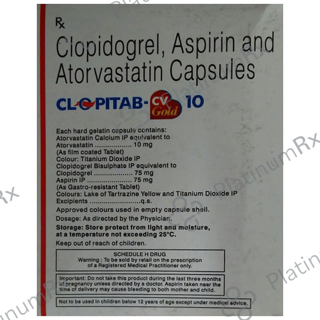 Clopitab CV Gold Capsule 10s