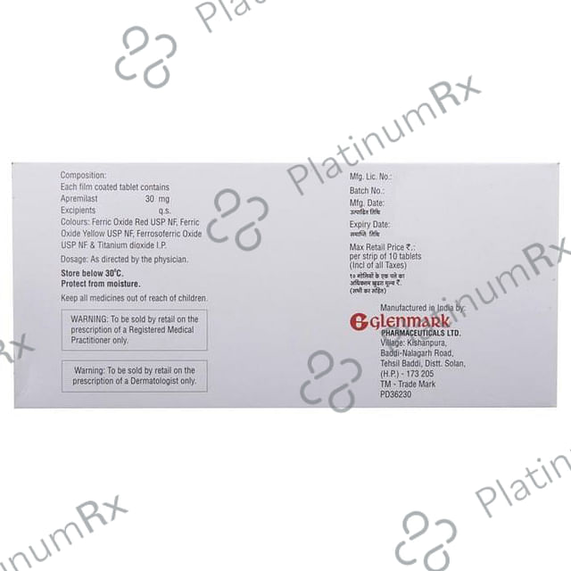 Aprezo 30mg Tablet 10s (Glenmark)