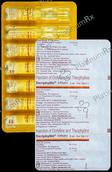 Deriphyllin Injection 7 Injection