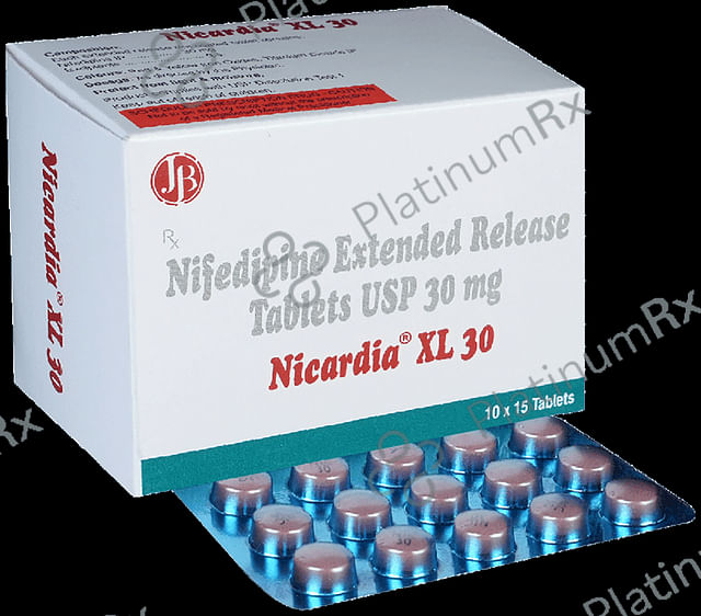 Nicardia XL 30mg Tablet ER 15s
