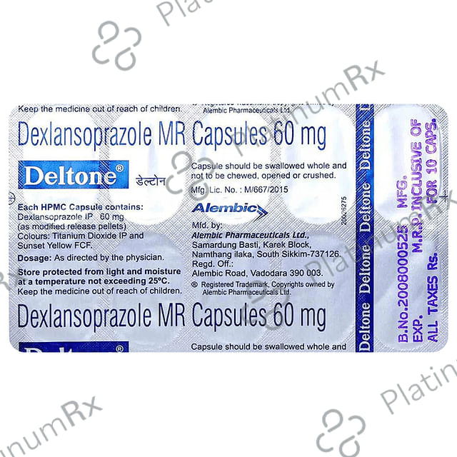 Deltone 60mg Capsule MR 10s