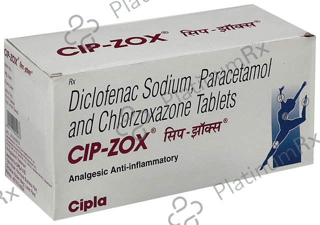 Cip Zox 500/50/325mg Tablet 6s