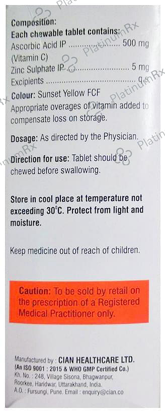 Ascochew Chewable Tablet Orange