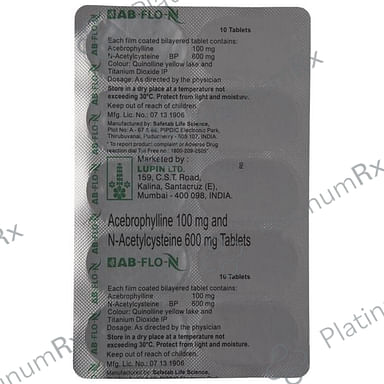 AB Flo N 100/600mg Tablet 10s