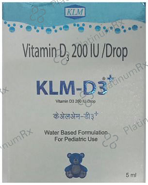 KLM-D3 Plus Oral Drops