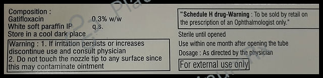 Zymar 0.3% w/w Eye Ointment 5gm