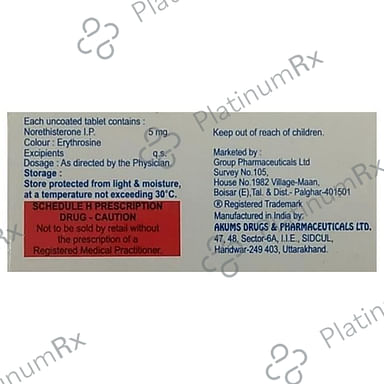 Regulate 5mg Tablet 10s