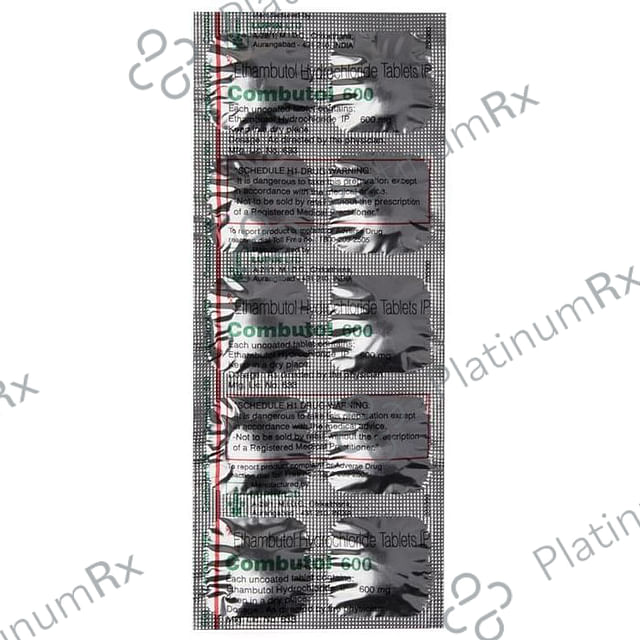 Combutol 600 Tablet