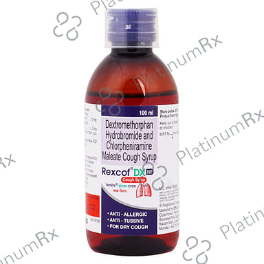 Rexcof DX Cough 2/10mg Syrup 100ml