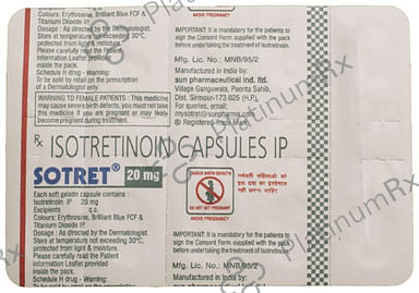 Sotret 20mg Capsule 10s