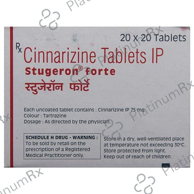 Stugeron Forte 75mg Tablet 20s