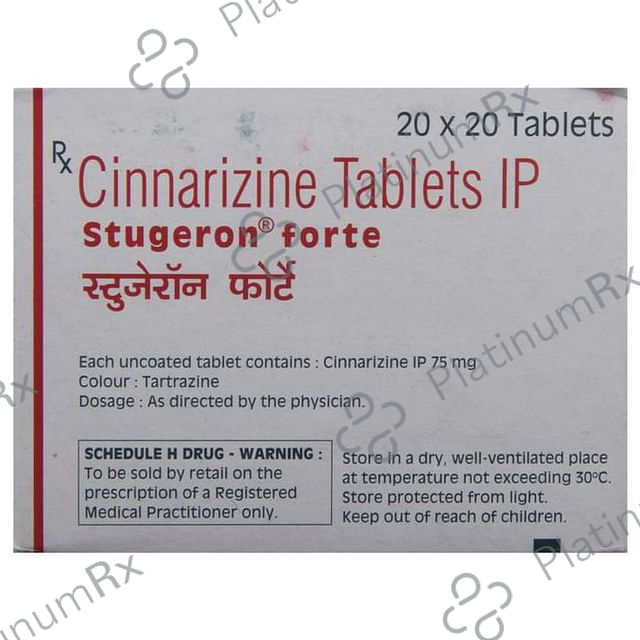 Stugeron Forte 75mg Tablet 20s