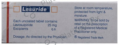 Lesuride 25mg Tablet 10s