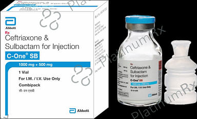 C One SB 1000/500mg Injection (WFI) 1s