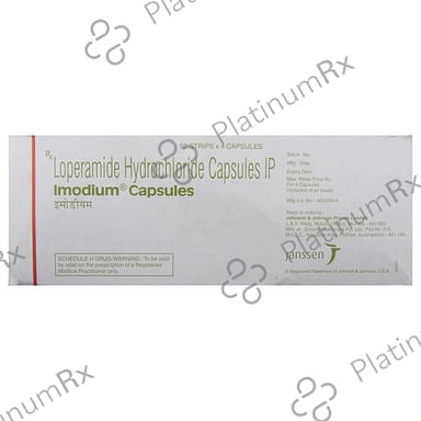 Imodium 2mg Capsule 4s