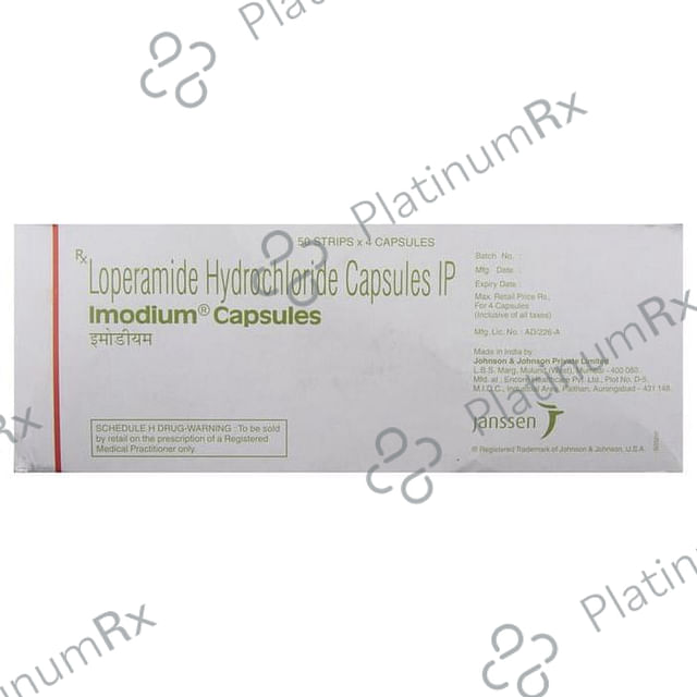 Imodium 2mg Capsule 4s