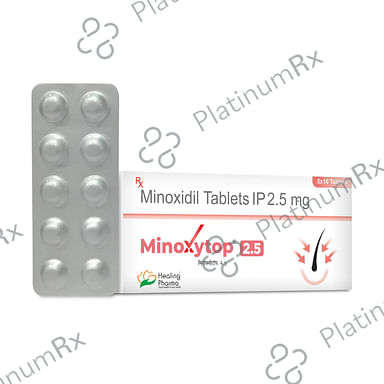 Minoxytop 2.5mg Tablet 10s