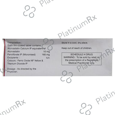 Atchol F 10/160mg Tablet 10s