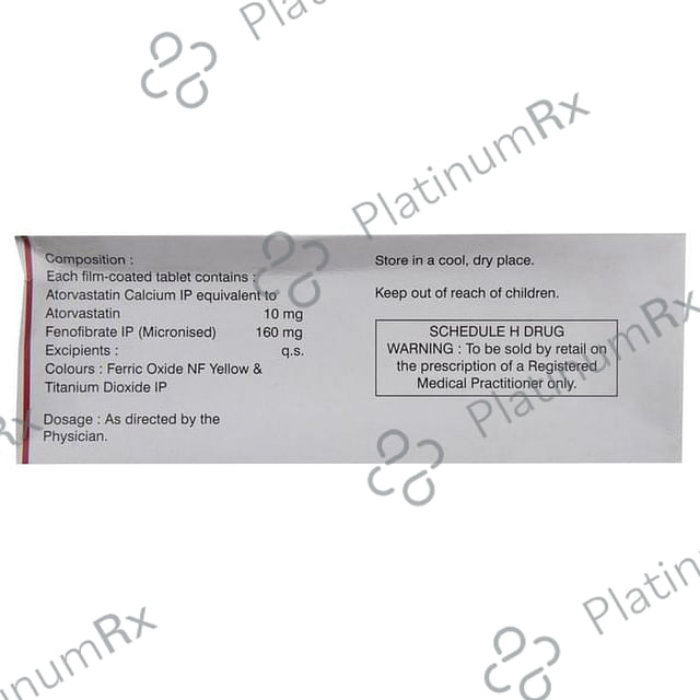 Atchol F 10/160mg Tablet 10s