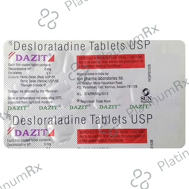 Dazit 5mg Tablet 15s
