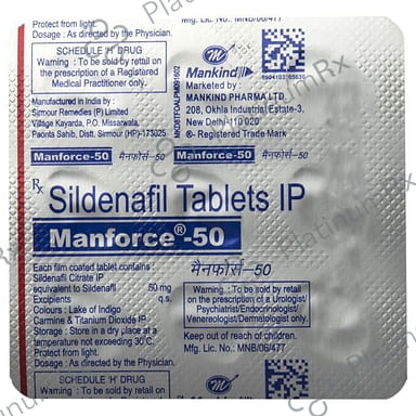 Manforce 50mg Tablet 9s
