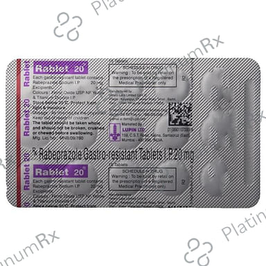 Rablet 20mg Tablet 15s