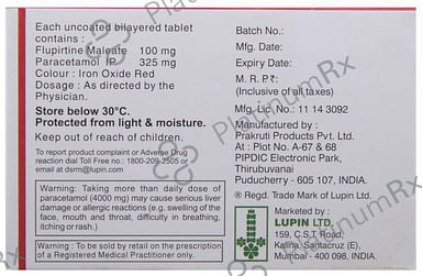 Ketoflam P 100/325mg Tablet 10s