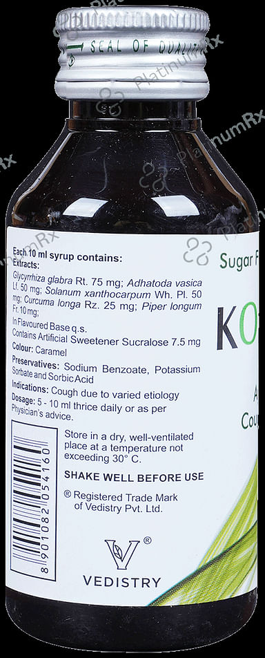 Kofol SF Cough Syrup Sugar Free 100ml