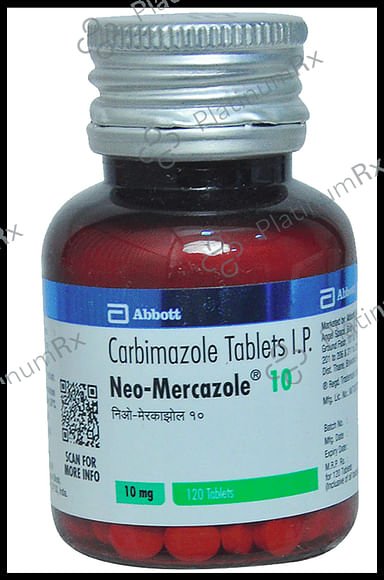 Neo Mercazole 10mg Tablet 120s