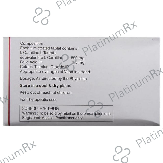 Nucarnit F 500mg/1500mcg Tablet 10s