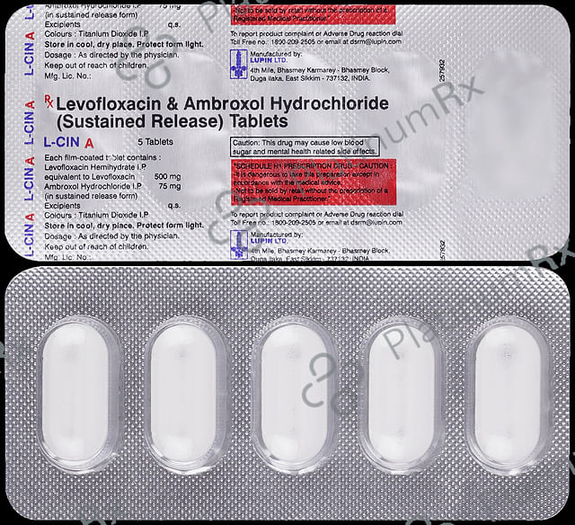 L Cin A 75/500mg Tablet 5s