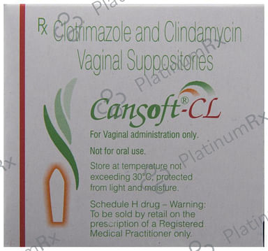 Cansoft CL 100/200mcg Vaginal Suppository 3s