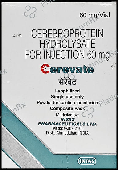 Cerevate 60mg Injection 1s