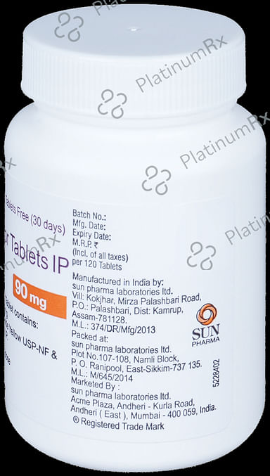 Axcer 90mg Tablet 180s