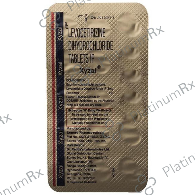 Xyzal 5mg Tablet 15s