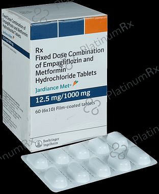 Jardiance Met 12.5/1000mg Tablet 10s
