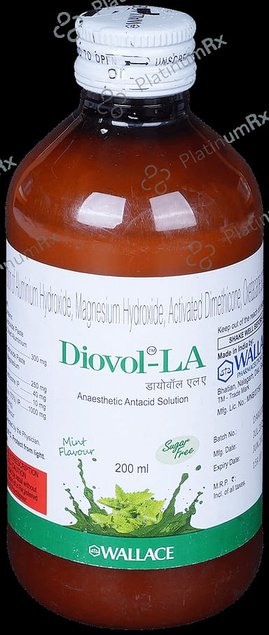 Diovol LA Suspension Mint Sugar Free 200ml