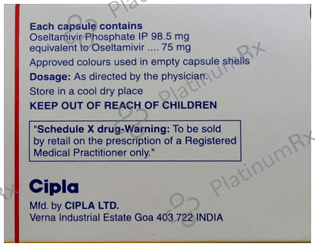 Antiflu 75mg Capsule 10s