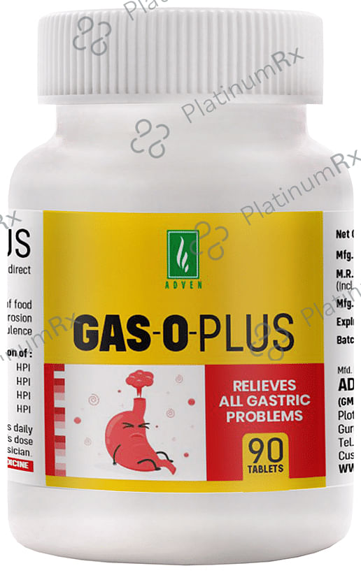Adven Gas-O-Plus Tablet 90 tablets