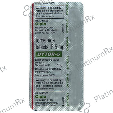 Dytor 5mg Tablet 15s