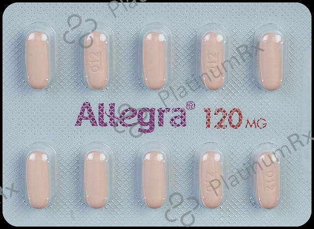 Allegra 120mg Tablet 10s