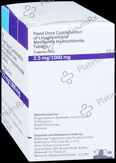 Trajenta Duo 2.5/1000mg Tablet 10s