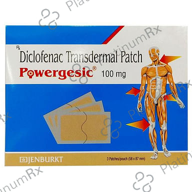 Powergesic 100mg Transdermal Patch 3s