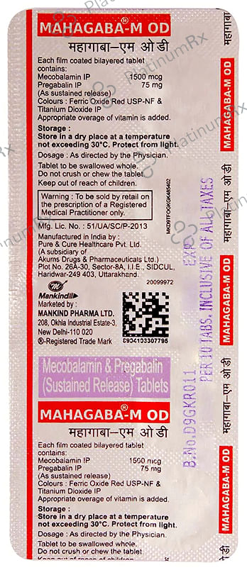 Mahagaba-M OD Tablet SR