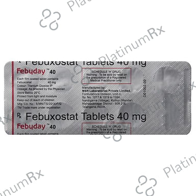 Febuday 40mg Tablet 10s