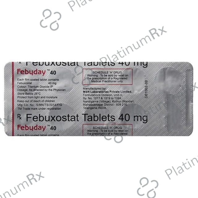 Febuday 40mg Tablet 10s