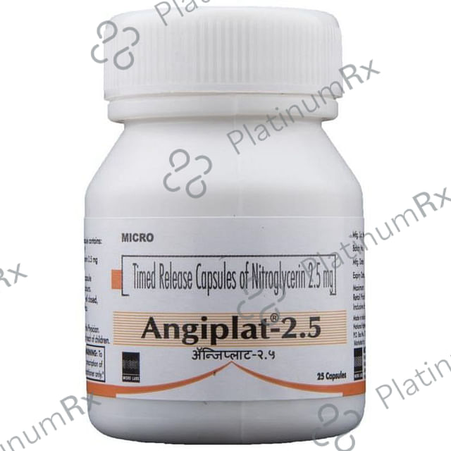 Angiplat 2.5mg Capsule TR 25s