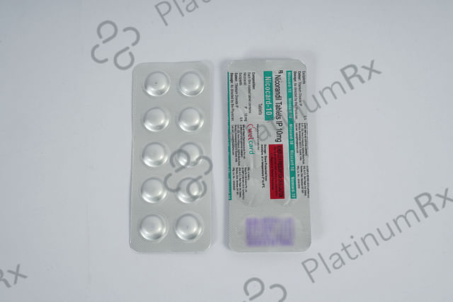 Nicocard 10mg Tablet 10s