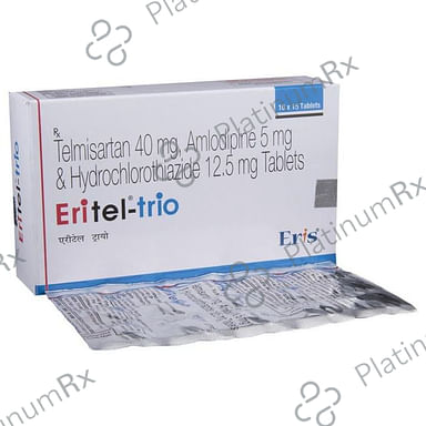 Eritel Trio 5/12.5/40mg Tablet 15s